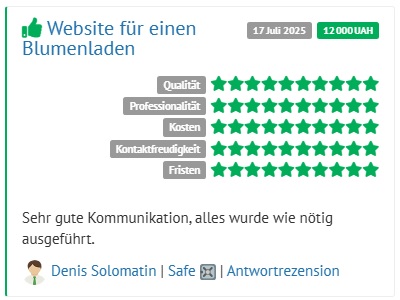 Grand Flowers Kundenbewertung für Mobilgeräte